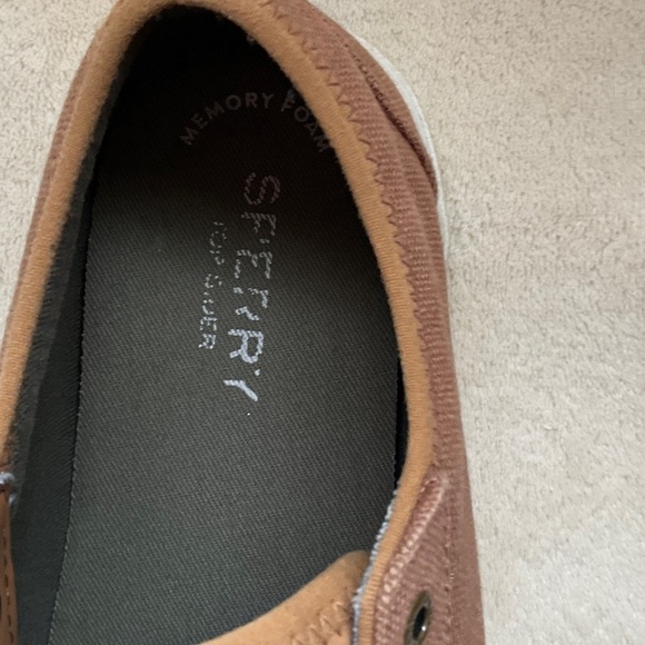 Sperry Men's Tan Canvas Sneakers - Picture 3 of 9